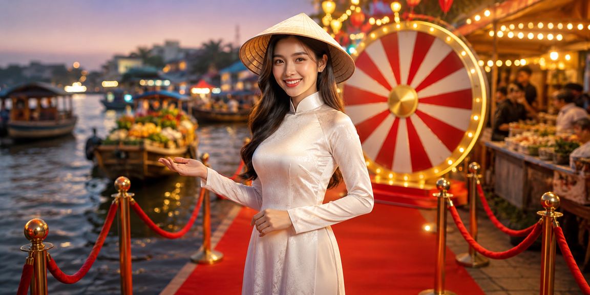 Bàn Roulette sôi động tại chợ đêm Cần Thơ – trải nghiệm casino trực tuyến