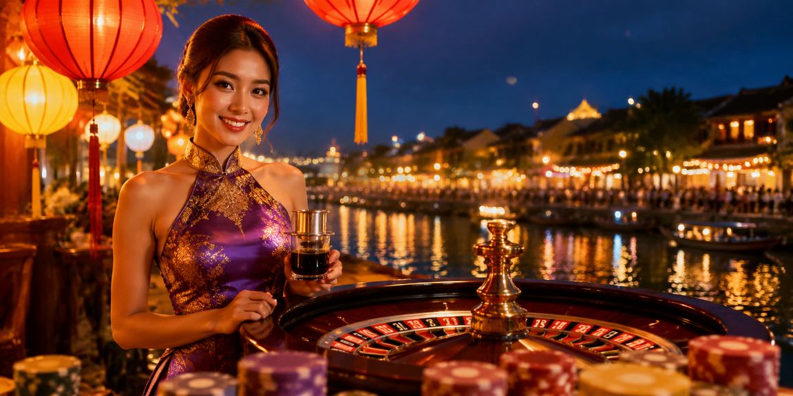 Bàn Roulette tại Hội An trong không khí đêm đèn lồng – casino online k250