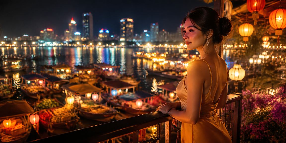 Chợ đêm Nha Trang với không khí cá cược sôi động về đêm
